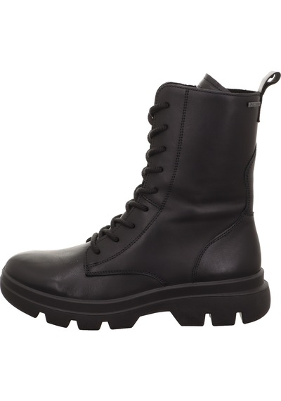 Legero 2-000290 Angelina Kadın Siyah Deri Gore-tex Bot Siyah
