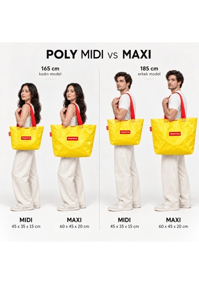 Baghashtag Poly Maxi Sarı Çanta