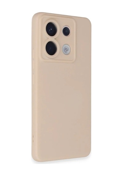 Magicool Xiaomi Redmi Note 13 Pro 5g Kılıf Nano İçi Kadife Silikon - Pudra