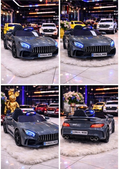 Mercedes Gtr 12 Volt Akülü Araba Antrasit