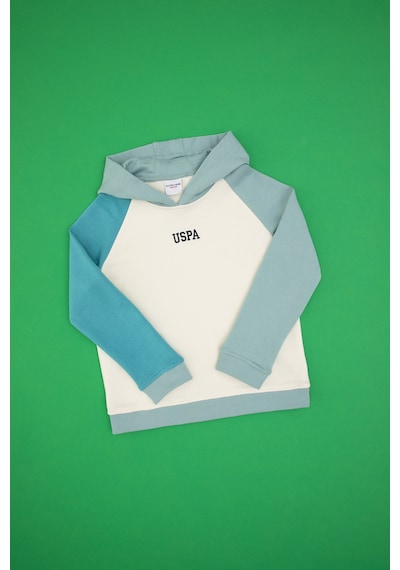 U.S. Polo Assn. Erkek Çocuk Mint Kapüşonlu Sweatshirt 50316606-VR090