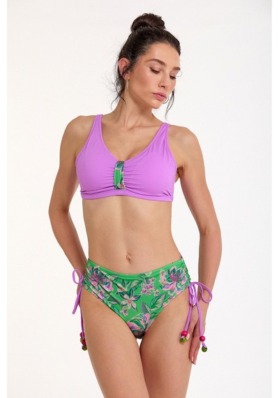 Argento Kadın Yeşil Çiçekli Sabit Kaplı Ayarlanabilir Askılı Yüksek Bel Yanı Ayarlanabilir Bikini Takımı Yeşil Çiçekli Argento Kadın Yeşil Çiçekli Sabit Kaplı Ayarlanabilir Askılı Yüksek Bel Yanı Ayarlanabilir Bikini Takımı Yeşil Çiçekli