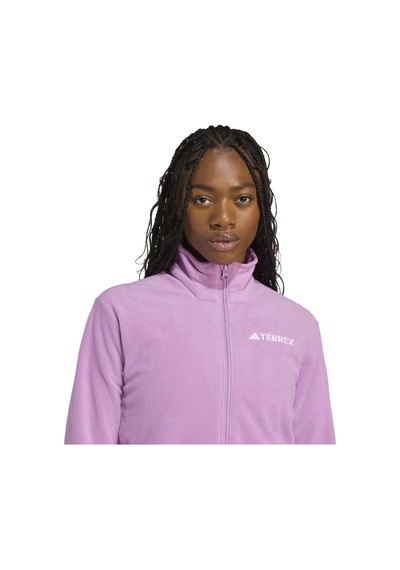 Adidas Mt Esseantials Kadın Pembe Dik Yaka Ceket Pembe