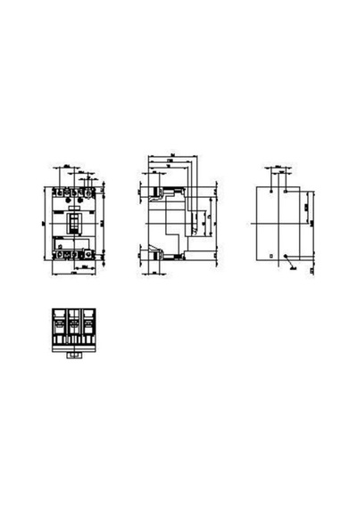 Siemens 3vm1112-3ed32 125 Amper 25ka Sabit Kompakt Şalter