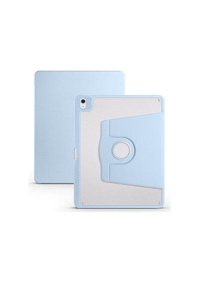 Apple Uyumlu iPad Air 11inç M2 2024 Kılıf Termik Kalem Bölmeli Dönebilen Standlı Kılıf Air 4./5.nesil