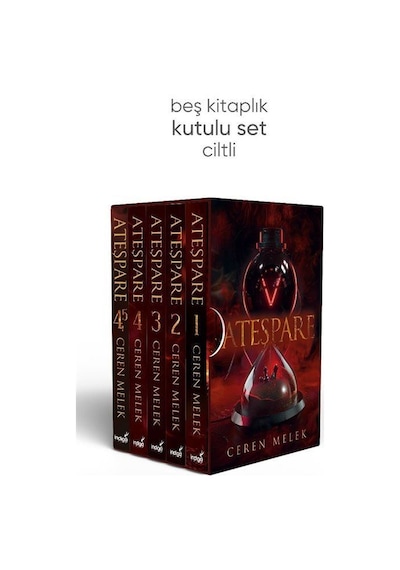 Ateşpare Seti 5 Kitap Ciltli / Ceren Melek