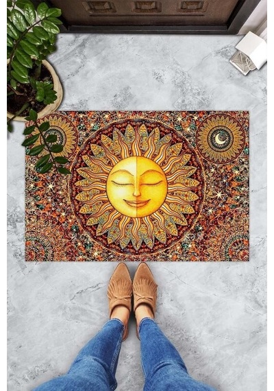 Happy Sun Iç Ve Dış Kapı Önü Paspasları,Desenli Paspas
