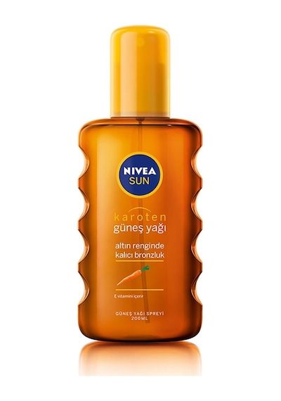 Nivea Sun Karoten Özlü Bronzlaştırıcı Güneş Yağı Spreyi SPF6 200 ML