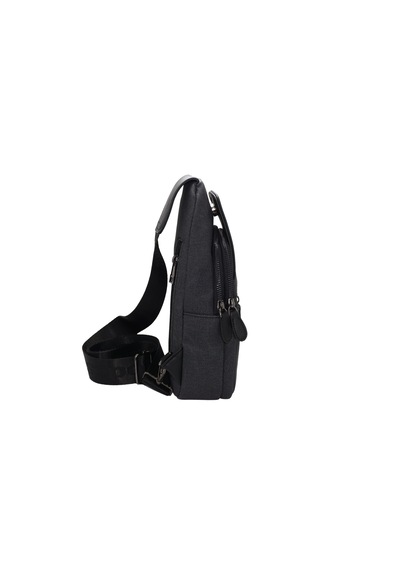 Westpolo Crossbody Unisex Çapraz Ayarlanabilir Askılı El Göğüs Ve Omuz Çantası Füme