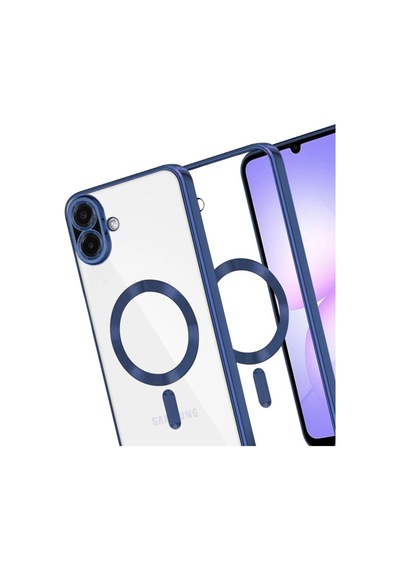 Galaxy  Uyumlu- A07 4g Kross Magneticsafe Kapak - Lacivert Çok Renkli