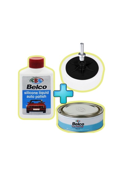 Belco Pasta Cila Polisaj Seti Oto Araç Far Matkap 500g 250ml N11.312