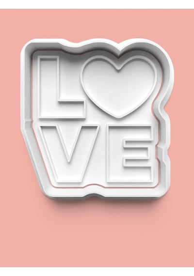 Love Kurabiye Kalıbı Ve Şeker Hamuru Kalıbı 0528-1