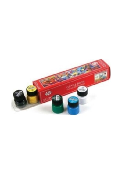 Guaj Boya Set 6x15 Ml Sd521 Kırmızı