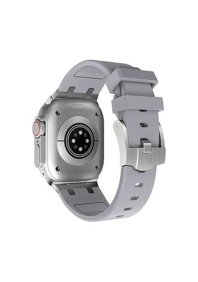 Apple Uyumlu  Watch Ultra 49 MM Zore Krd-89 Silikon Kordon