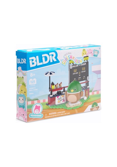 Bldr Squishmallows Oyun Seti - Ördek Avery'nin Beyzbol Günü Cns00