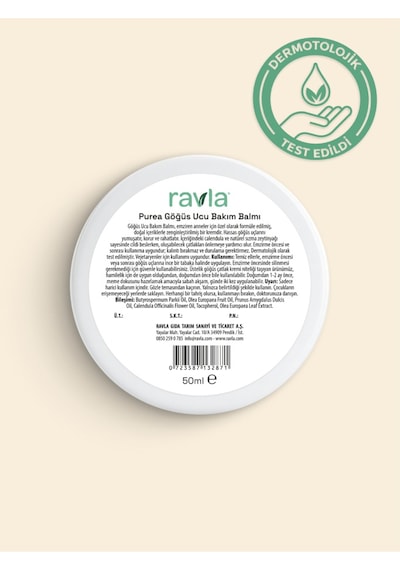 Ravla Purea Göğüs Ucu Bakım Balmı - 50 Ml