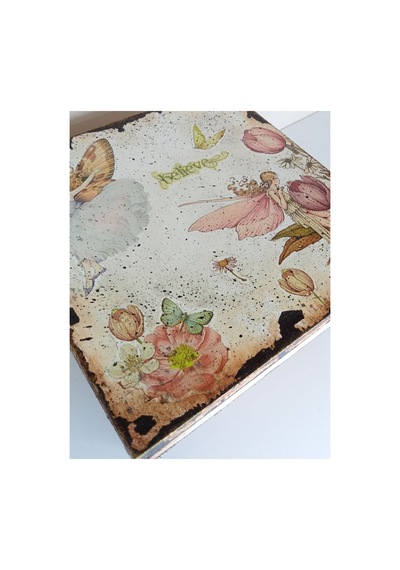 Bebek Odası Çocuk Odası Düzenleyici Ahşap Kutu Pembe - 635469667