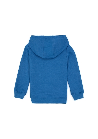 U.S. Polo Assn. Erkek Çocuk Mavi Basic Kapüşonlu Sweatshirt 50307721-VR036