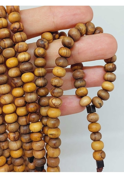 Zeytin Ağacı 500'lük Zikir Tesbihi 5 8mm 5117 Çok Renkli