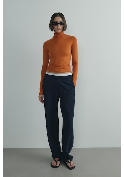 Suud Collection Kiremit Boğazlı Body
