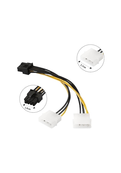 8 Pin Ekran Karti Power Kablosu - Pcıe Ekran Kartı Güç Kablo 8 Pin Power To Molex
