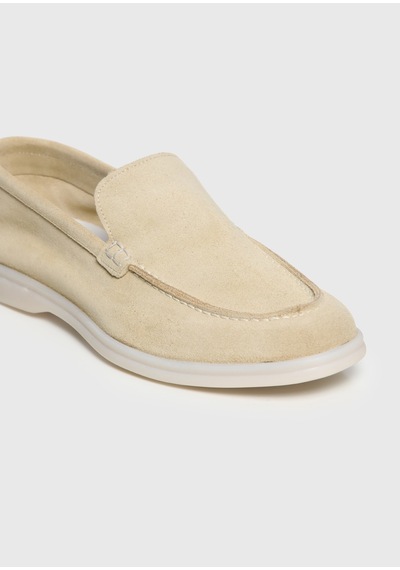 Ramsey Sarı Süet Casual Loafer