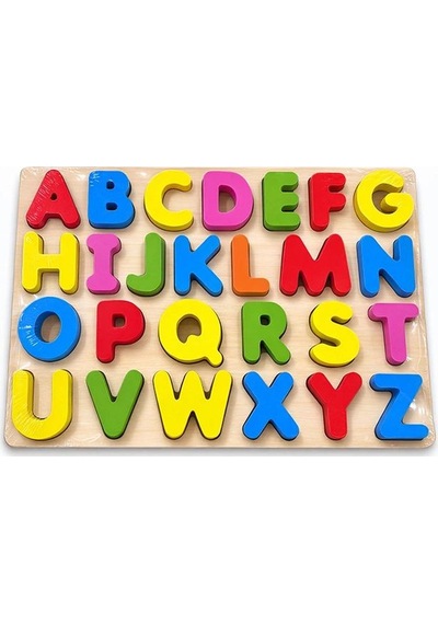 Ahşap Alfabe Puzzle Eğitici Oyuncak 94-432