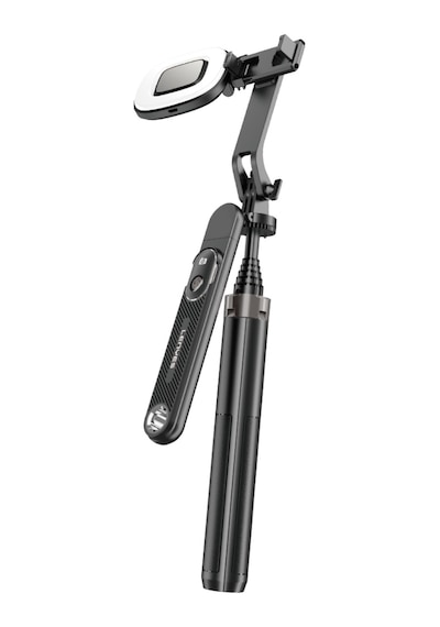 Lenyes Lph103 Çok Fonksiyonlu Sabitleyici Ayrılabilir Bluetooth Kumandalı Tripod Selfie Çubuğu Siyah