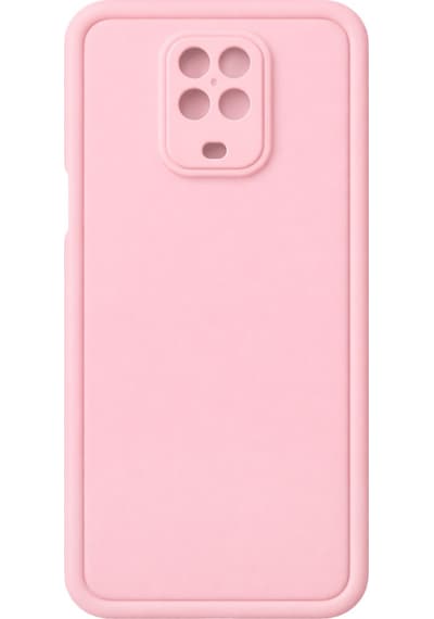 Mi Redmi Note 9s-redmi Note 9 Pro - Redmi Note 9 Pro Max Uyumlu Kamera Çıkıntılı Mat Silikon Telefon Kılıfı Pembe
