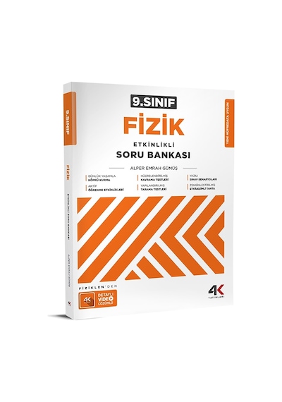 4k 2026 9. Sınıf Fizik Etkinlikli Soru Bankası