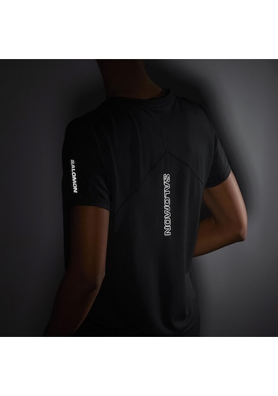 Salomon Salomon Sense Aero Kadın Siyah Koşu Tişört 27180 Siyah
