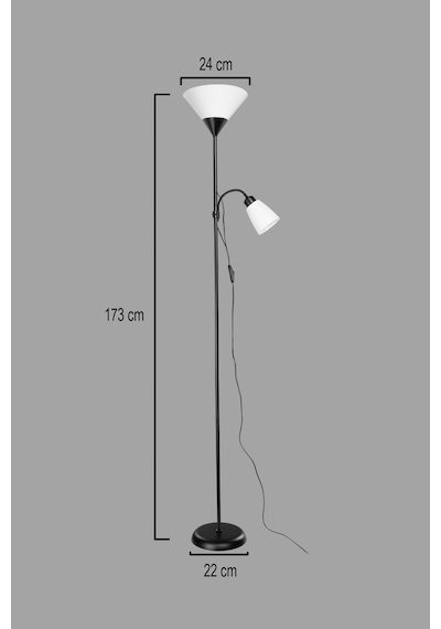 Makro Çift Başlıklı Okuma Lambalı Lambader- Modern Siyah Metal Köşe Lambası - Salon,yatak Odası, Çalışma Odası, Okuma Köşesi Aydınlatması Siyah Diğer Makro Çift Başlıklı Okuma Lambalı Lambader- Modern Siyah Metal Köşe Lambası - Salon,yatak Odası, Çalışma Odası, Okuma Köşesi Aydınlatması Siyah Diğer