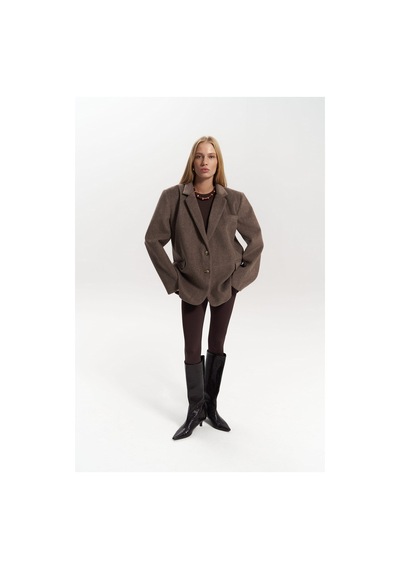 Mai Studios Co. Howell Kahve Blazer Ceket Kahve