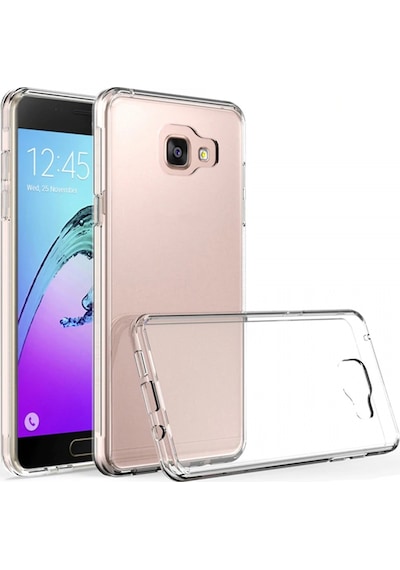 Nettech Samsung Galaxy A520 A5 2017 Uyumlu Şeffaf Seri Arka Koruma Kılıf - Şeffaf Şeffaf