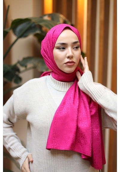Silk Home Deluxe Şal - Fuşya - Fuşya