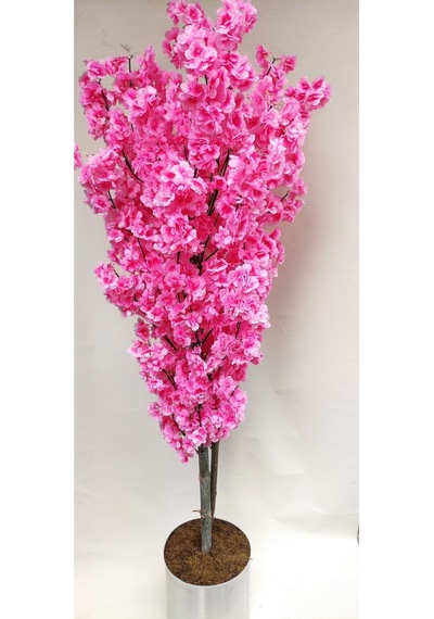 Rüzgar Yapay Çiçekçilik 180 Cm Pembe Bahardalı Ağacı Pembe