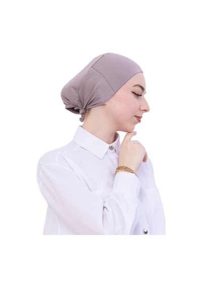 Modish Group Pratik Bone Pamuklu Tesettür İç Bone, Başörtüsü İçin Hazır Viskon Şapka, Namaz Günlük Kullanım İçin Açık Vizon