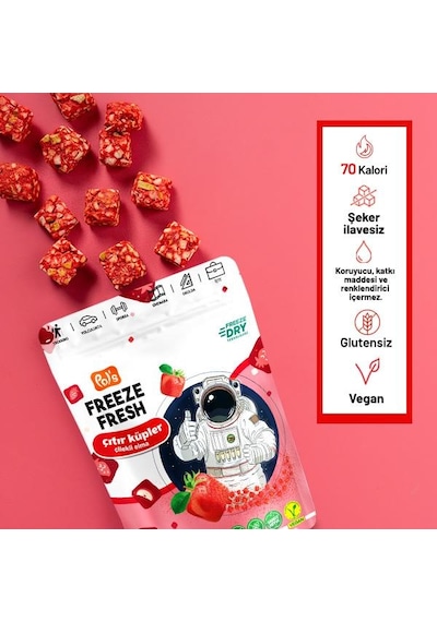 Pol's Freeze Fresh Dondurularak Kurutulmuş Çıtır Küpler 20 Gr 20 G