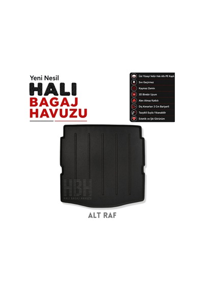 Citroen C5 Aircross Elektirikli/hybrid Uyumlu Halı Bagaj Havuzu 2025 Ve Sonrası Alt Raf