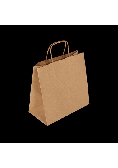 Kraft Renk Çanta Burgu Saplı 33x20x33 -25 Adetli