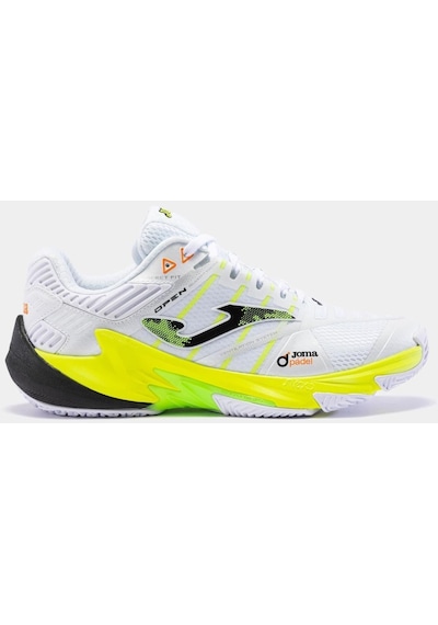 Joma Open 2309 Beyaz Sarı Tenis Ayakkabısı Topes2402om 001