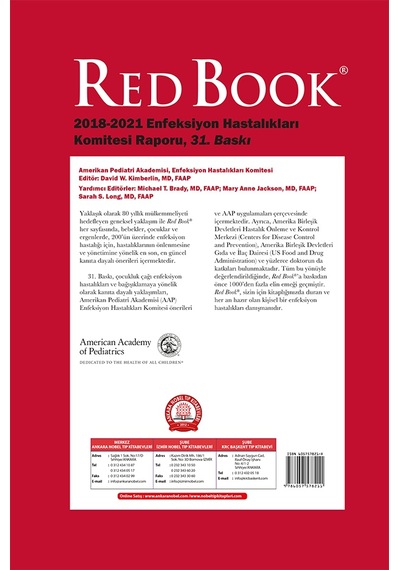 Red Book 2018-2021 Enfeksiyon Hastalıkları