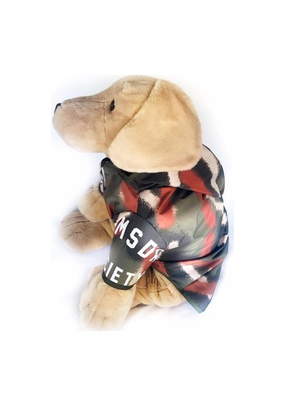 Kemique Kamuflaj Köpek Yağmurluğu