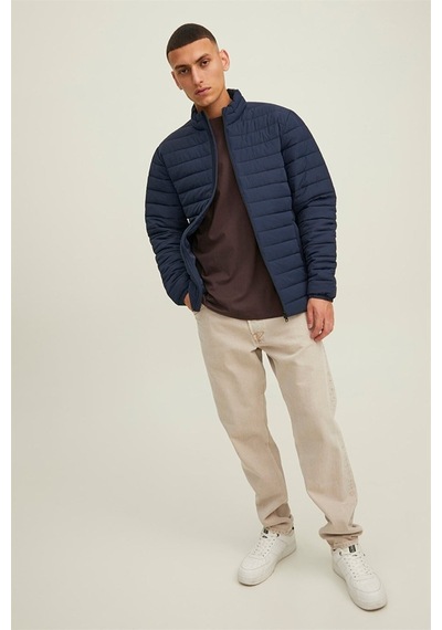 Jack & Jones JJERECYCLE PUFFER COLLAR NOOS-NAVY BLAZER 12211129-NAV Lacivert