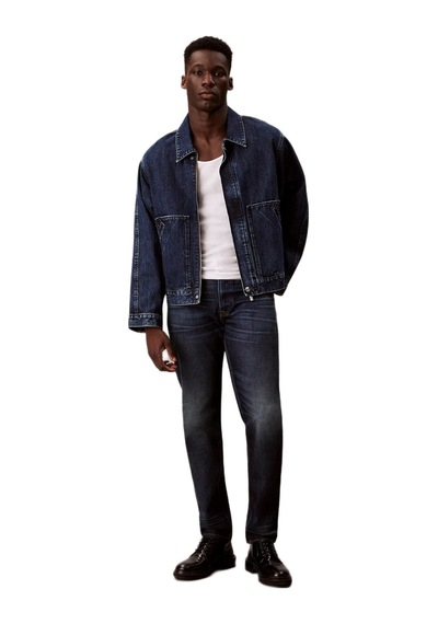 Calvin Klein Lv04rd914 Slim Taper Dark Crescent Thermo Erkek Denim Pantolon Mavi