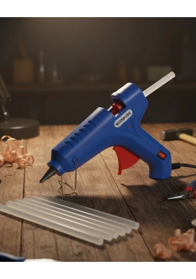 Hubrendy Kargo 80 W Profesyonel Silikon Tabancası 11 Mm Uyumlu 5 Adet Hediye Silikon