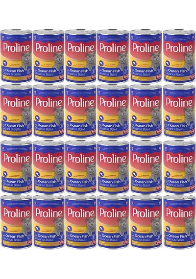 Pro Line Okyanus Balıklı Yetişkin Kedi Konservesi 24 x 395 G