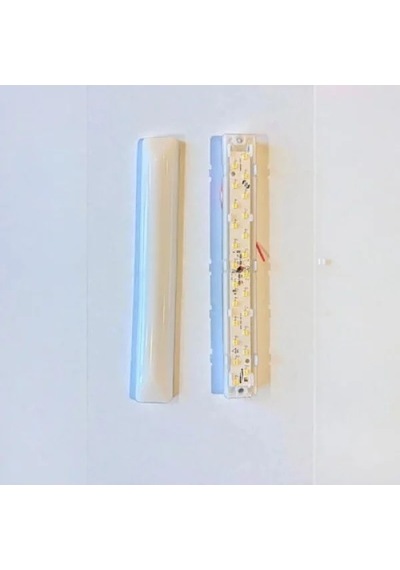 10'lu Paket 20cm, Düz Taban Led Aydınlatma Modülü, Gün Işığı 3000k 01G Taba