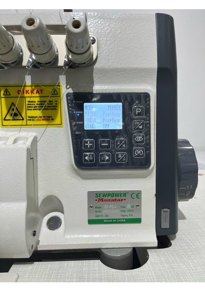 Sewpower Sp-p5-5 Baltalı İplik Kesme + Pedalsız Çalışma Sanayi Overlok Makinesi Yok