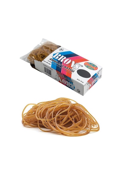 Ambalaj Paket Para Lastiği 50 Gr 1 Paket Brons Ambalaj Lastigi %1
